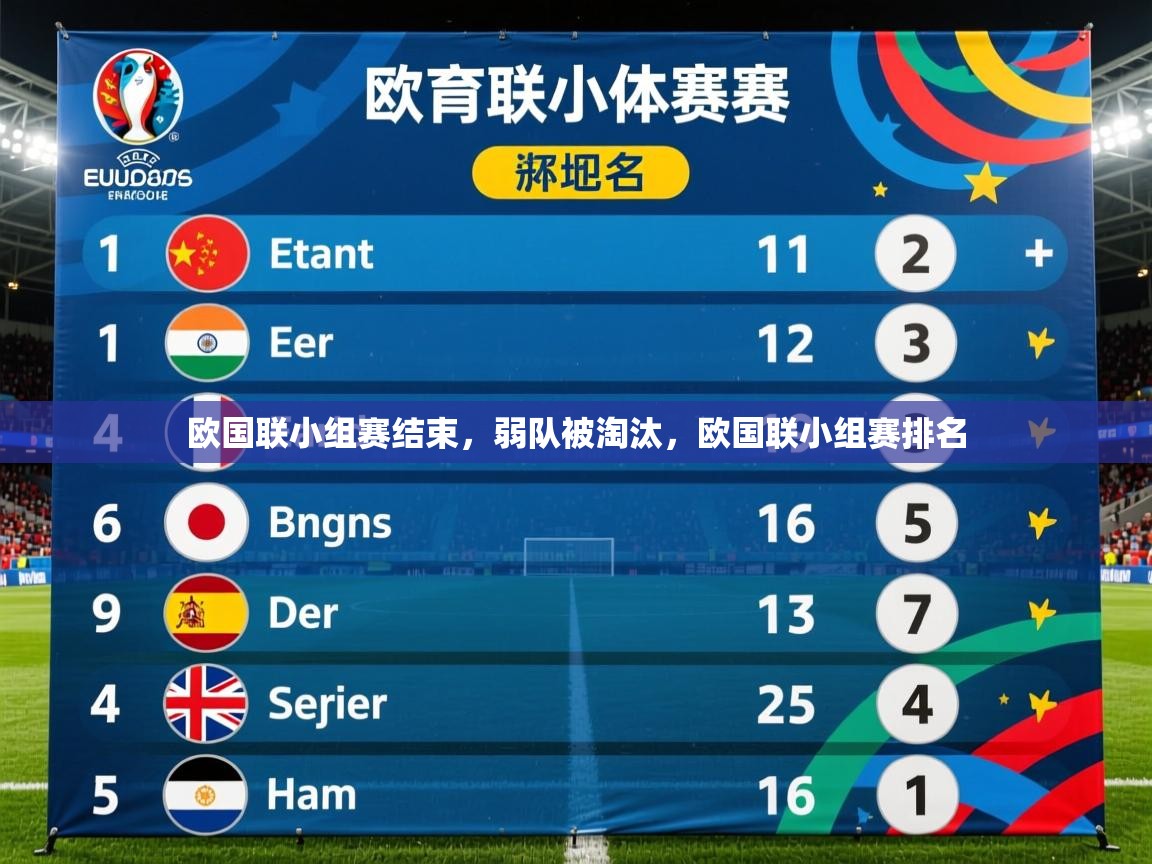 欧国联小组赛结束,弱队被淘汰,欧国联小组赛排名 欧国联小组赛结束,弱队被淘汰,欧国联小组赛排名