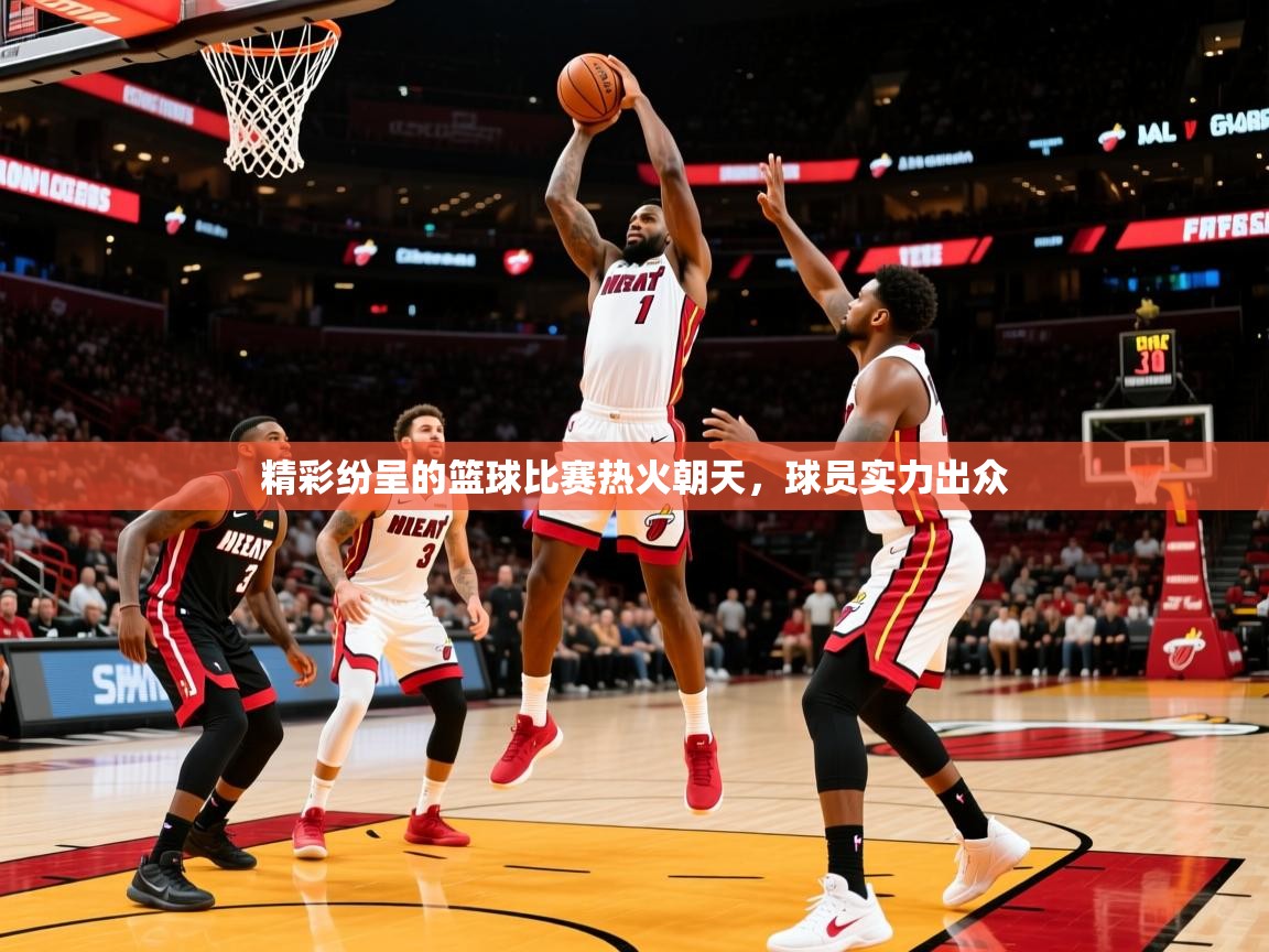 精彩纷呈的篮球比赛热火朝天，球员实力出众