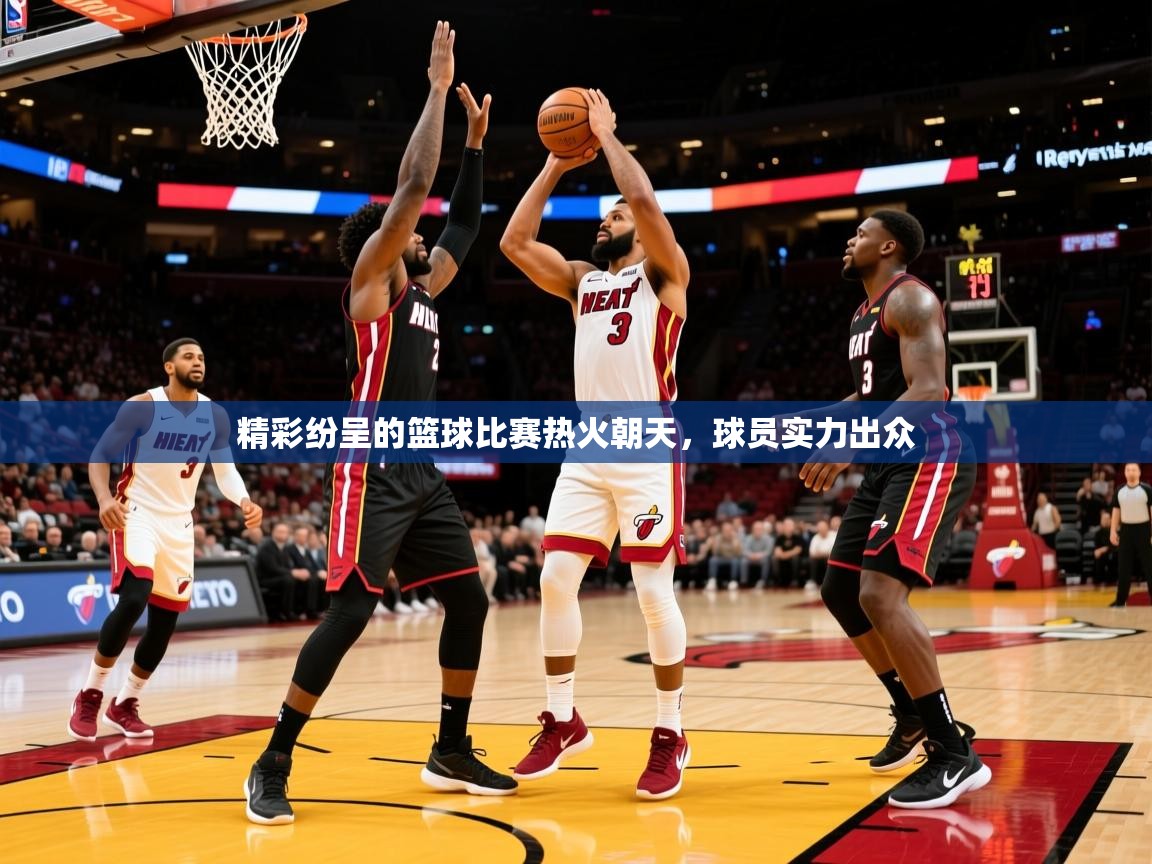 精彩纷呈的篮球比赛热火朝天，球员实力出众