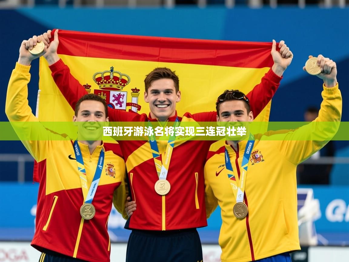 西班牙游泳名将实现三连冠壮举