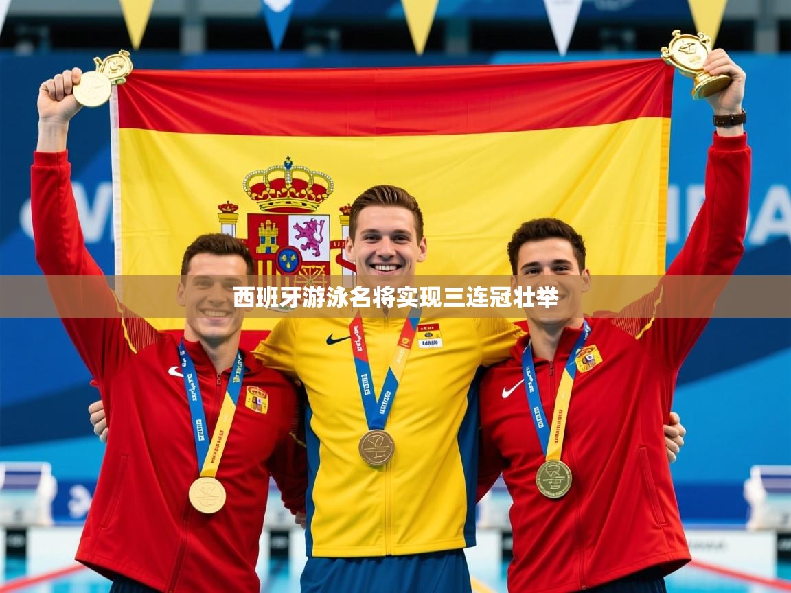 西班牙游泳名将实现三连冠壮举