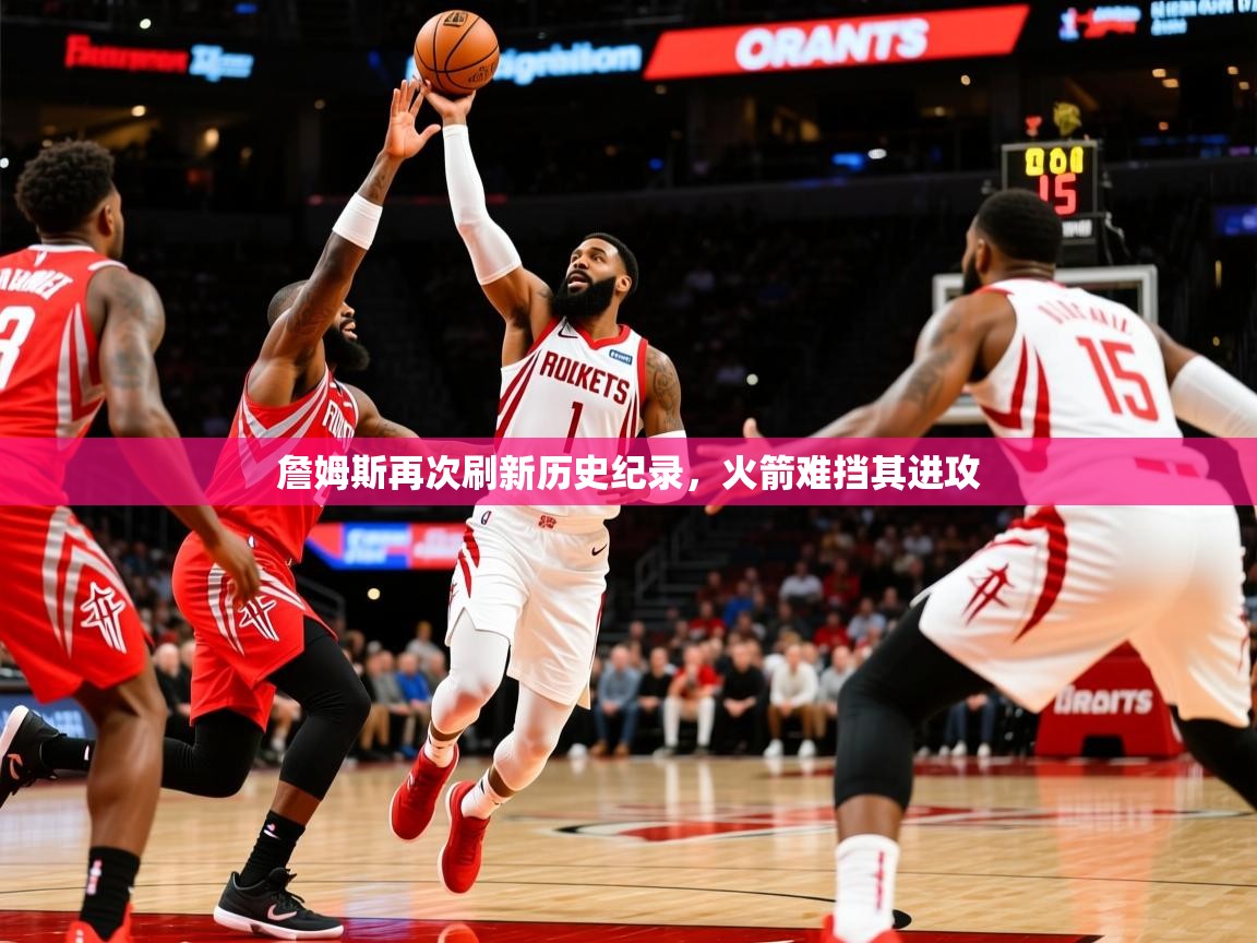 詹姆斯再次刷新历史纪录,火箭难挡其进攻 詹姆斯再次刷新历史纪录,火箭难挡其进攻